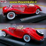 ماکت مرسدس بنز بزرگ (1:18) قرمز مایستو (MERCEDES-BENZ 500K TYP SPECIALROADSTER 1936)