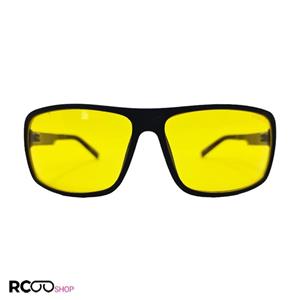 عینک دید در شب با فریم خلبانی، مشکی و دسته چوبی دیزلز مدل 98007
