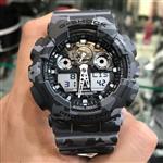 ساعت  مچی جی شاک های کپی ارتشی(جیشاک GShock) تنظیم اتوماتیک با پایتخت کشورها ، اتولایت اتوماتیک(مدل GA100-1A1)