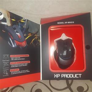 ماوس بی سیم ایکس پی MV610 مدل XP MV 610 رنگ مشکی طوسی