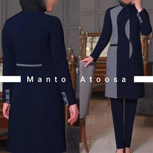 ست مانتو شلوار اداری جنس کرپ لورنزا سایز 36 تا 50 کت شلوار زنانه ست رسمی