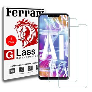 محافظ صفحه نمایش فراری مدل Ultra Clear Crystal مناسب برای گوشی موبایل هواوی Mate 20 Lite مجموعه دو عددی Ferrari Ultra Clear Crystal Glass Screen Protector For Huawei Mate 20 Lite