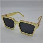 عینک آفتابی زنانه ومردانه مارک لویی ویتون یووی 400 کیفیتعالی(فریم طلایی وشیشه مشکی)