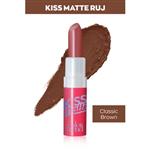 رژ مات آون مدل Classic Brown  برند آون Avon