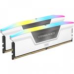 رم Corsair Vengeance RGB DDR5 64GB Dual 6000MHz CL40 - White