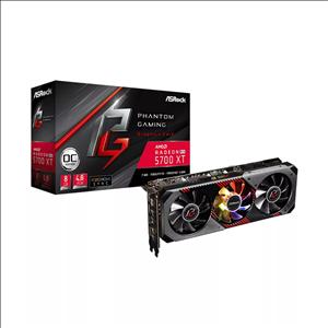 کارت گرافیک استوک RX5700 XT ازراک مدل Asrock Phantom Gaming