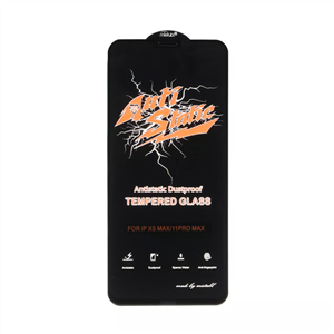 گلس شیشه ای Apple iPhone X max / iPhone XS Max / iPhone 11 pro max- Full Cover Anti Static Mietubl (بدون پک) – مشکی