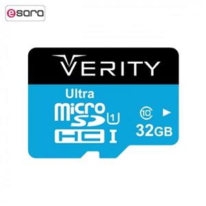 کارت حافظه microSDHC وریتی کلاس 10 استاندارد UHS-I U1 سرعت 65MBps همراه با آداپتور SD ظرفیت 32 گیگابایت 