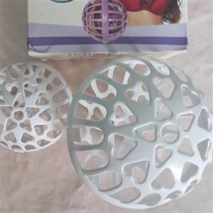 توپک یا محافظ شستشوی لباس زیر ترک مارک miorre رنگ فقط سفید دو توپک باهم