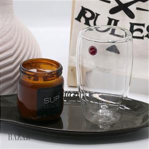 لیوان دو جداره بی دسته بی وی کی کد 315117