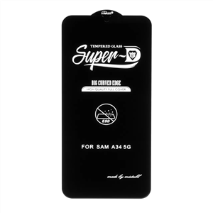 محافظ صفحه نمایش شیشه ای Samsung Galaxy A34 – Full Cover Super D Mietubl-ESD 