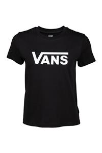 تی شرت مشکی یقه خدمه طرح چاپی مدل ساده آستین کوتاه زنانه ونس Vans (برند آمریکا)