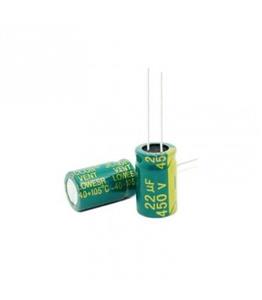 خازن الکترولیتی 450 ولت 22 میکرو برند JWCO