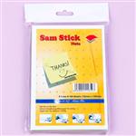 کاغذ یادداشت چسب دار رنگی Sam Stick Note 10*14.5cm بسته 100 برگی