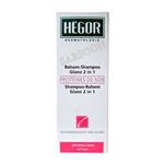 شامپو بالسام 2 در 1 هگور حاوی پروتئین ابریشم Hegor Balsem Glans 2 In 1 Shampoo