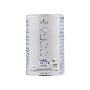 پودر دکلره آبی ایگورا Vario Blond Plus شوارتسکف حجم 450 گرم