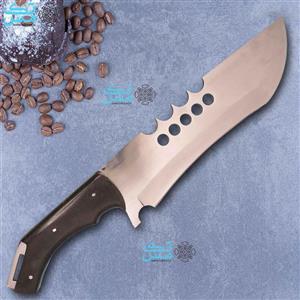 کارد شکاری و کمپینگ دسته میکارتا استاد سرابی با غلاف 023
