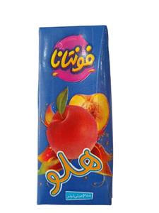 آبمیوه پاکتی ۲۰۰ میلی هلو  فونتانا
