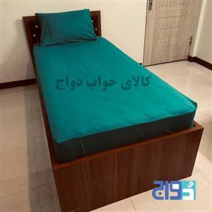 روتختی کشدار تشک ۱.۵ نفره تک رنگ عرض 120( سبز)