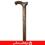 عصای چوبی کد 07 چوب سفید عصا پیاده روی سالمندان