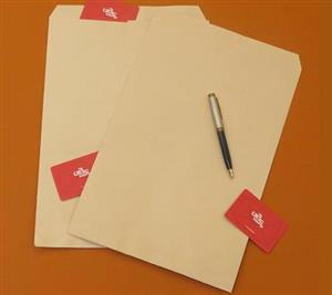 پاکت نخودی محرمانه ساده - A4