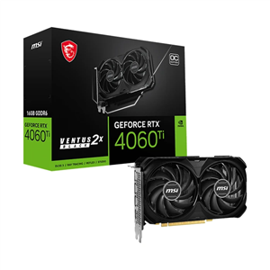 کارت گرافیک ام اس ای GeForce RTX 4060 TI VENTUS 2X BLACK OC 16GB MSI Ti 16G Graphics card 