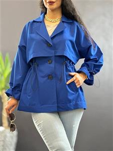 مانتو یقه انگلیسی رها کد 48537