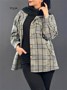 شکت چهارخونه زنانه کد 52207
