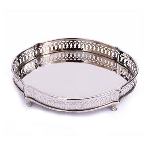 سینی آینه دار استیل کاراجا