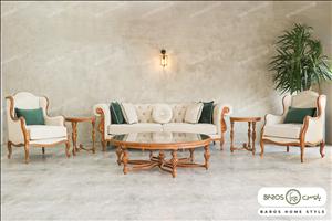 مبل نئوکلاسیک ۸ نفره ابزاری و چستر نیکا کد mob769