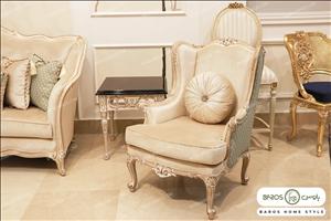 مبل تک نفره نئوکلاسیک جدید ساوین کد ۱ mob786