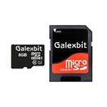 کارت حافظه Galexbit ،microSD 8GB  همراه با آداپتور SD