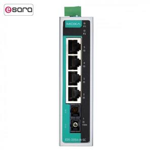 سوئیچ صنعتی موگزا مدل EDS-205A-S-SC