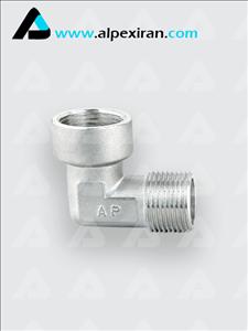 زانو چپقی توپیچ روپیچ برنجی الپکس سایز 1.2 اینچ