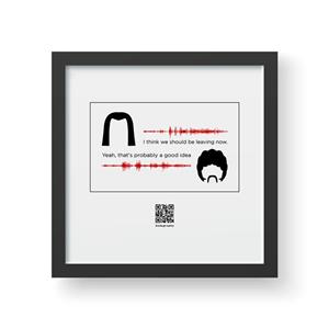 تابلو صداگرافی مدل Pulpfiction 