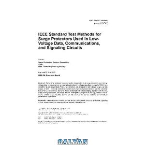 دانلود کتاب C62.36 2000 IEEE Standard Test Methods for Surge Protectors Used in Low Voltage Data Communications Signaling Circuits 