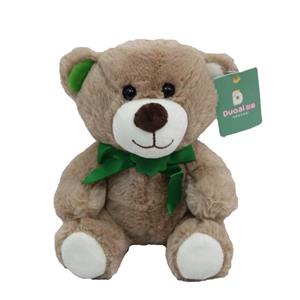 عروسک دوآی مدل خرس روبان سبز ارتفاع 23 سانتی متر