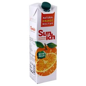 نکتار پرتقال سن ایچ حجم 1 لیتر Sunich Orange Nectar 1Lit