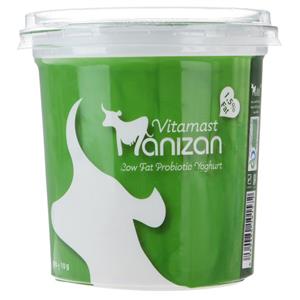 ماست پروبیوتیک کم چرب مانیزان مقدار 900 گرم Manizan Low Fat Probiotic Yoghurt 900gr