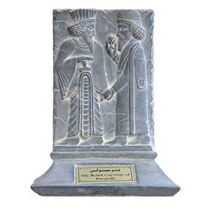 مجسمه تندیس و پیکره شهریار مدل لوح بلند پایگان پرسپولیس کد MO930