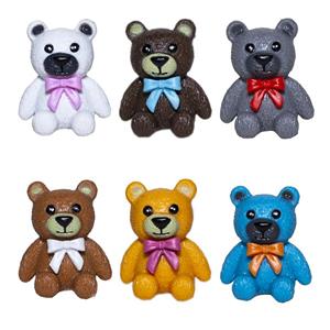 مجموعه فیگور مدل Teddy Bear  بسته 6 عددی