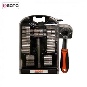 مجموعه 22 عددی آچار بکس مگا تولز مدل M40748