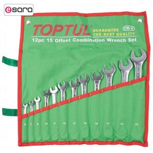 مجموعه 12 عددی آچار یک سر تخت تاپ تول مدل GAAA1213