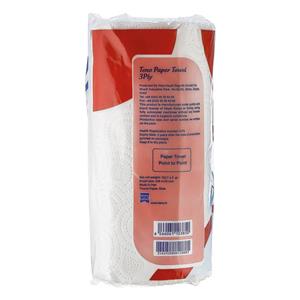 دستمال کاغذی حوله ای سه لایه 2 رول تنو Teno Paper Towel Tissue Pack Of 