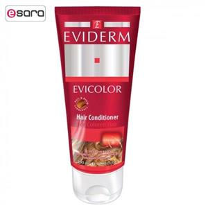 نرم کننده موی اویدرم مدل Evicolor حجم 200میلی لیتر Eviderm Conditioner For Colored And Damaged Hair ml 