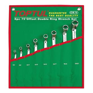 مجموعه 8 عددی آچار دو سر رینگ تاپ تول مدل GAAA0810