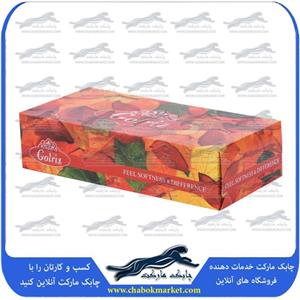 دستمال کاغذی 100 برگ گلریز طرح سوسن 