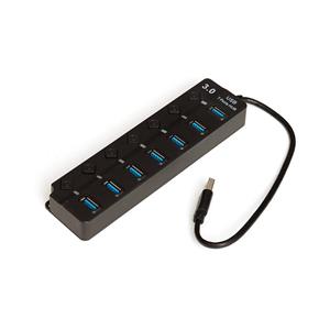 هاب 7 پورت کلید دار USB3 برند GREAT