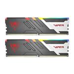 Patriot VIPER VENOM RGB 64GB 32GBx2 5600MHz CL40 DDR5 Desktop Ram