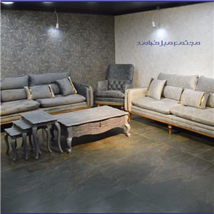 مبل راحتی 8 نفره مدل ماوی تخت خواب شو طوسی (بدون جلومبلی و عسلی)